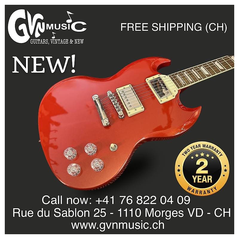 Epiphone SG Muse Scarlet red